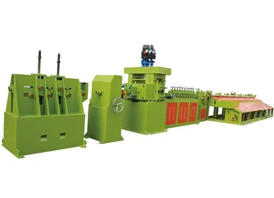 High Speed ​​Steel Rebar Rebar 2 zijden geribbeld maken Machine stalen staaf ribbelsmachine